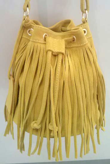 sac  franges jaunes