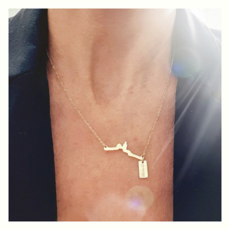 Collier Silhouette Bonne Mère